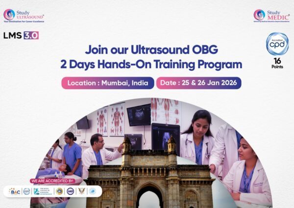Ultrasound Hands-On Course – 2 Days Live Onsite Mumbai<br>CPD Points : 16