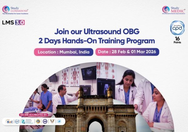 Ultrasound Hands-On Course – 2 Days Live Onsite Mumbai<br>CPD Points : 16